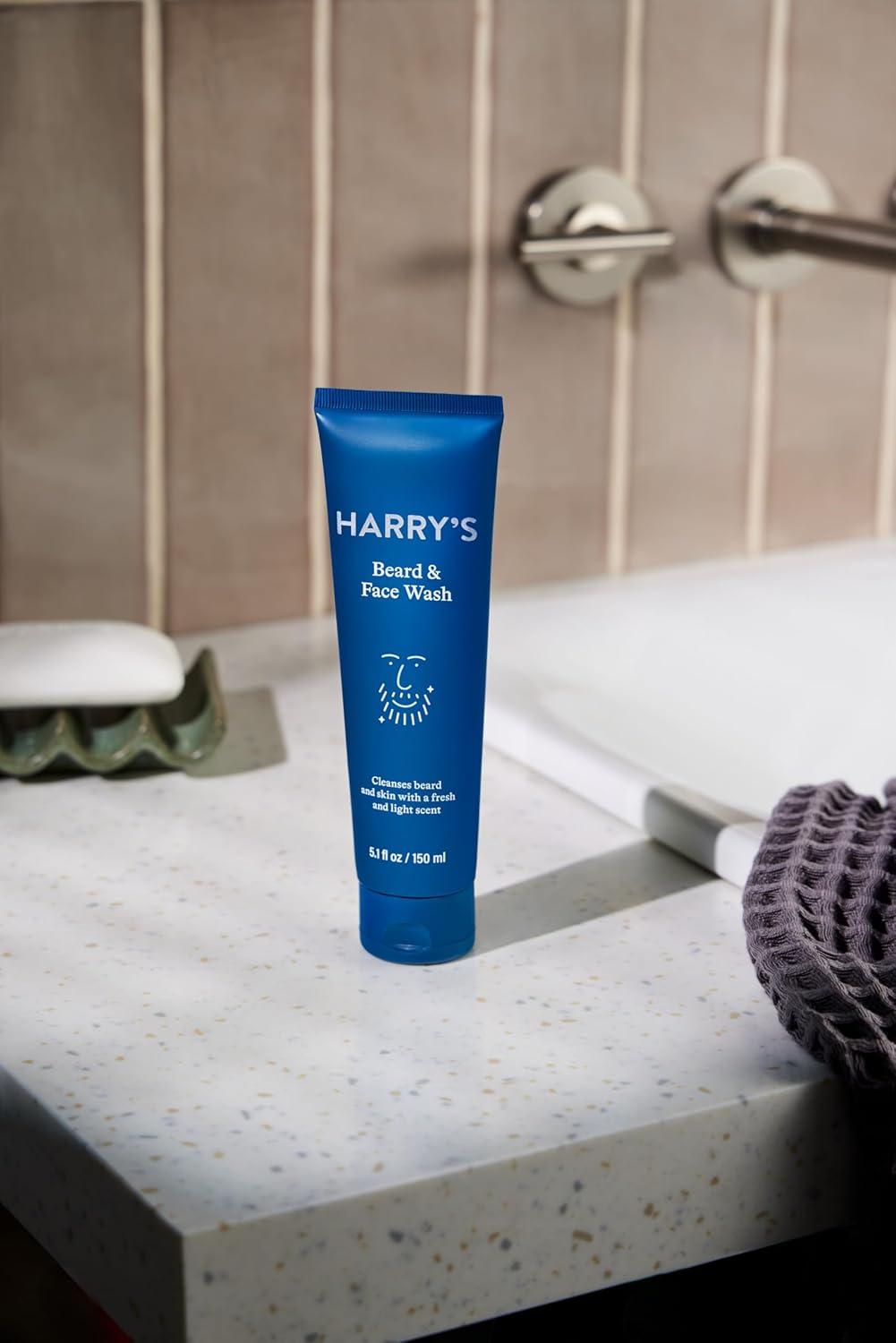 imageHarrys Beard and Face Wash with Willow Bark Extract Nondrying Formula 51 FL Oz