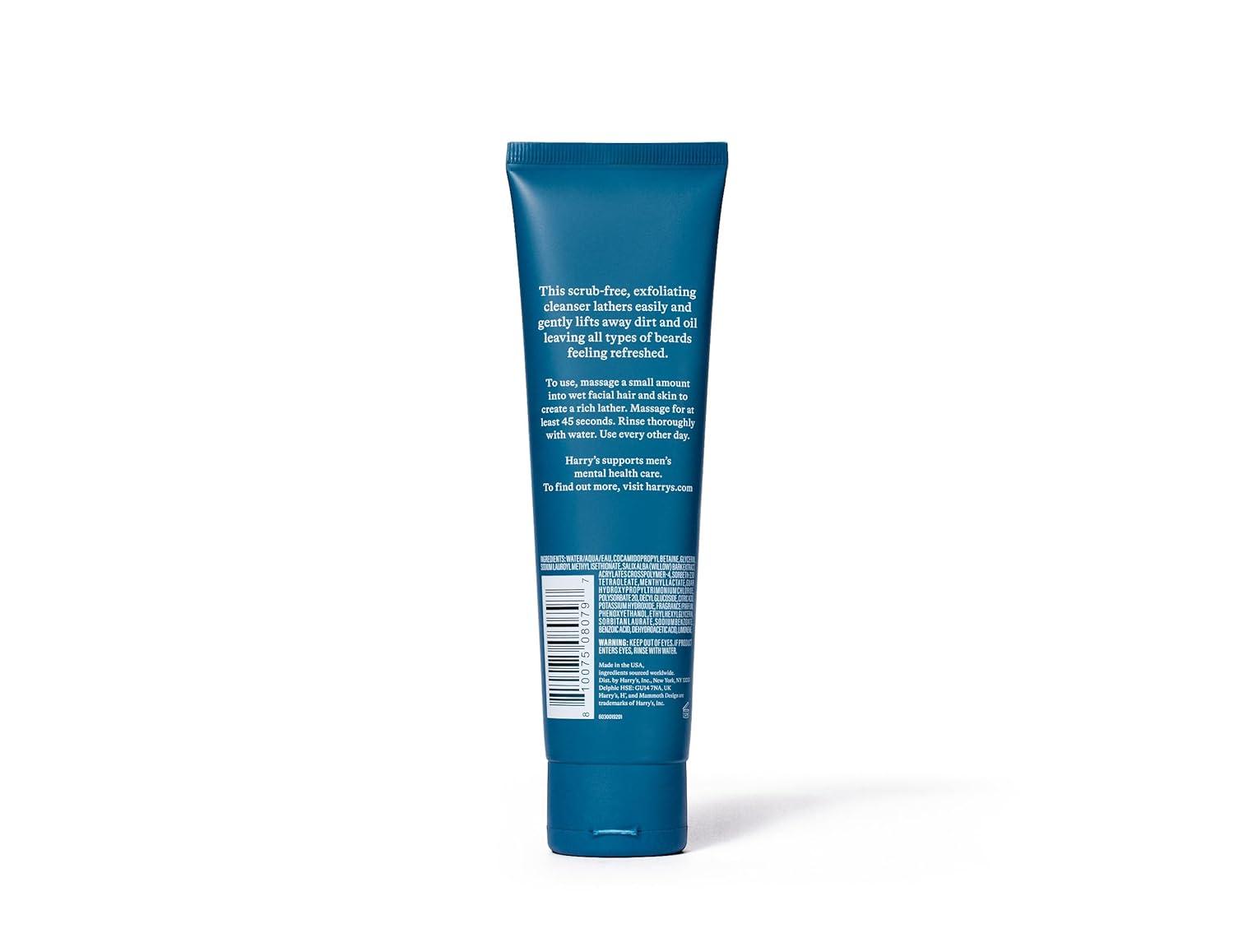 imageHarrys Beard and Face Wash with Willow Bark Extract Nondrying Formula 51 FL Oz