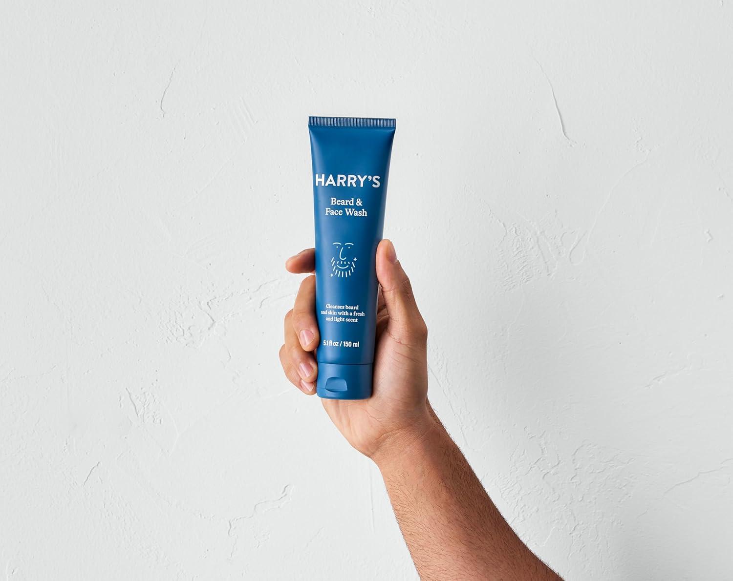 imageHarrys Beard and Face Wash with Willow Bark Extract Nondrying Formula 51 FL Oz