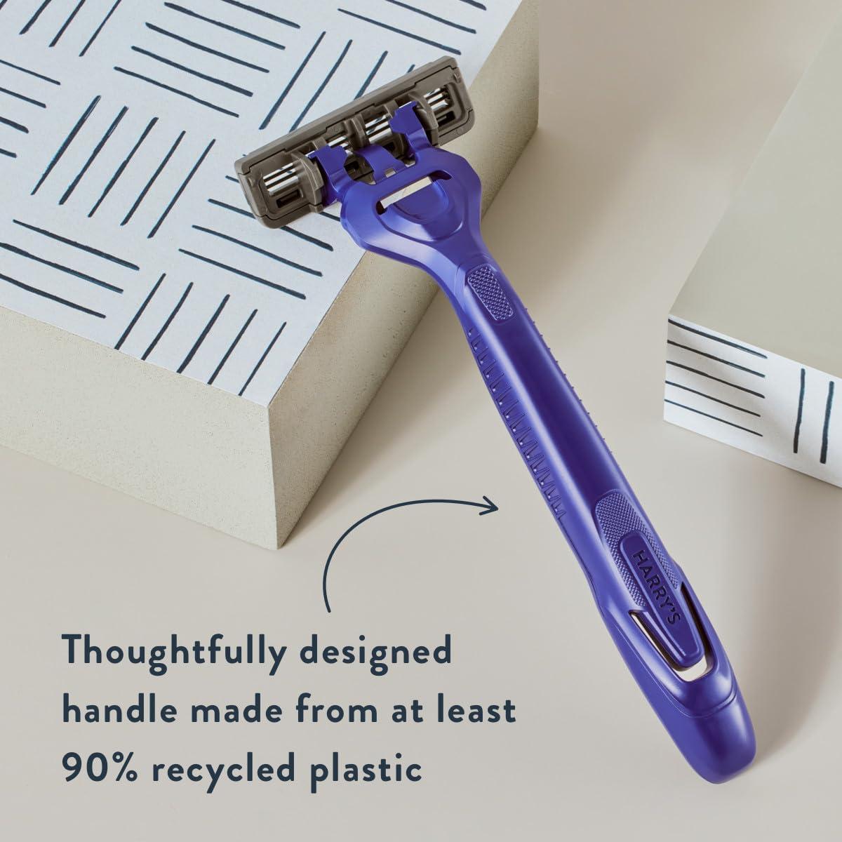 imageHarrys Disposable Razors for Men 10 Count 3Blade Mens Razors for Travel and OntheGo Convenience4 Count Pack of 1