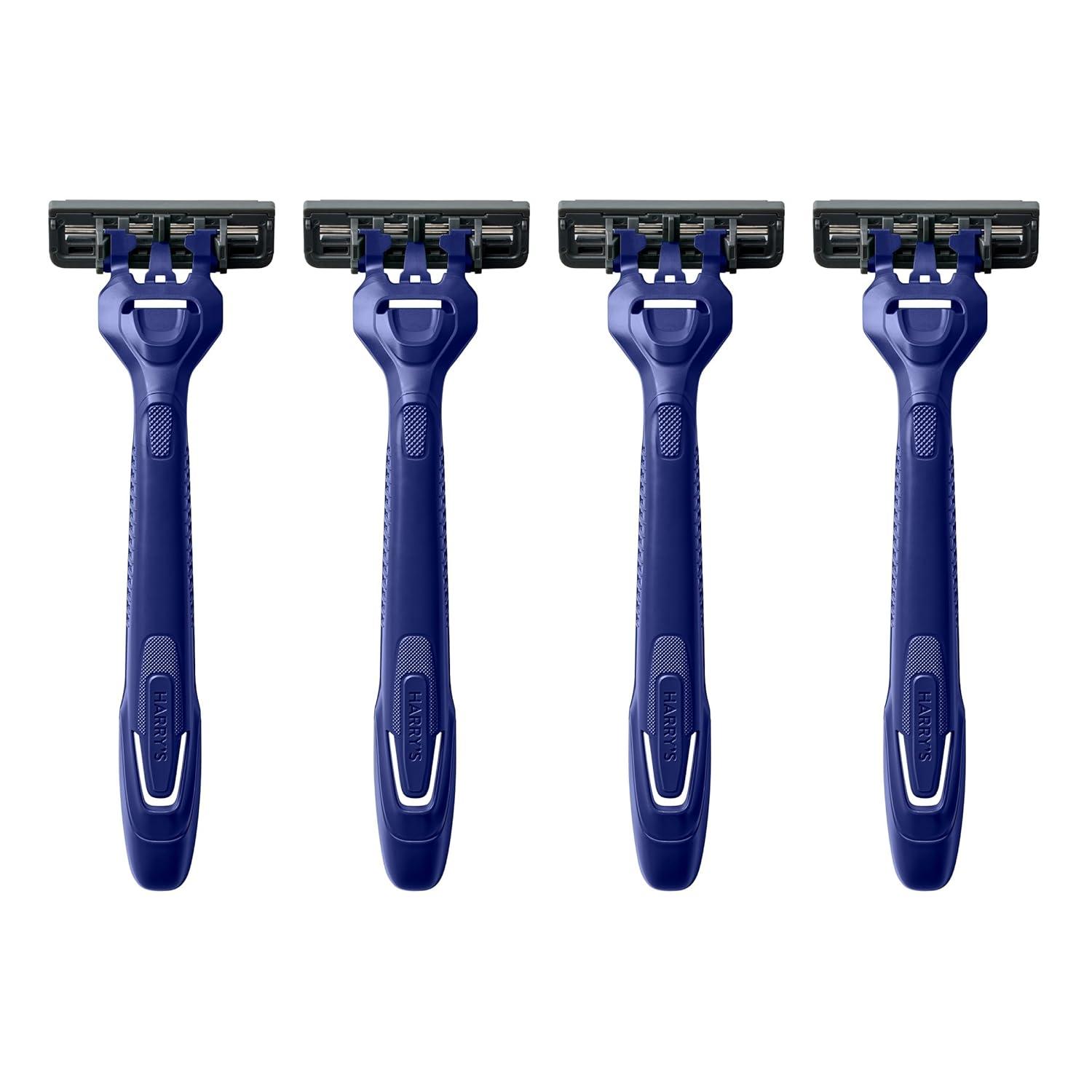 imageHarrys Disposable Razors for Men 10 Count 3Blade Mens Razors for Travel and OntheGo Convenience4 Count Pack of 1