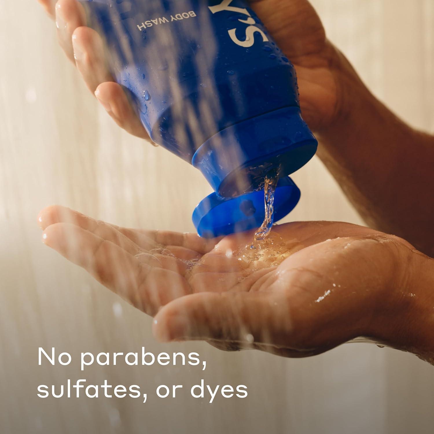 imageHarrys Mens Body Wash Solstice 3 Pack 18 fl oz Shower Gel for Men No Parabens Sulfates or DyesWildlands