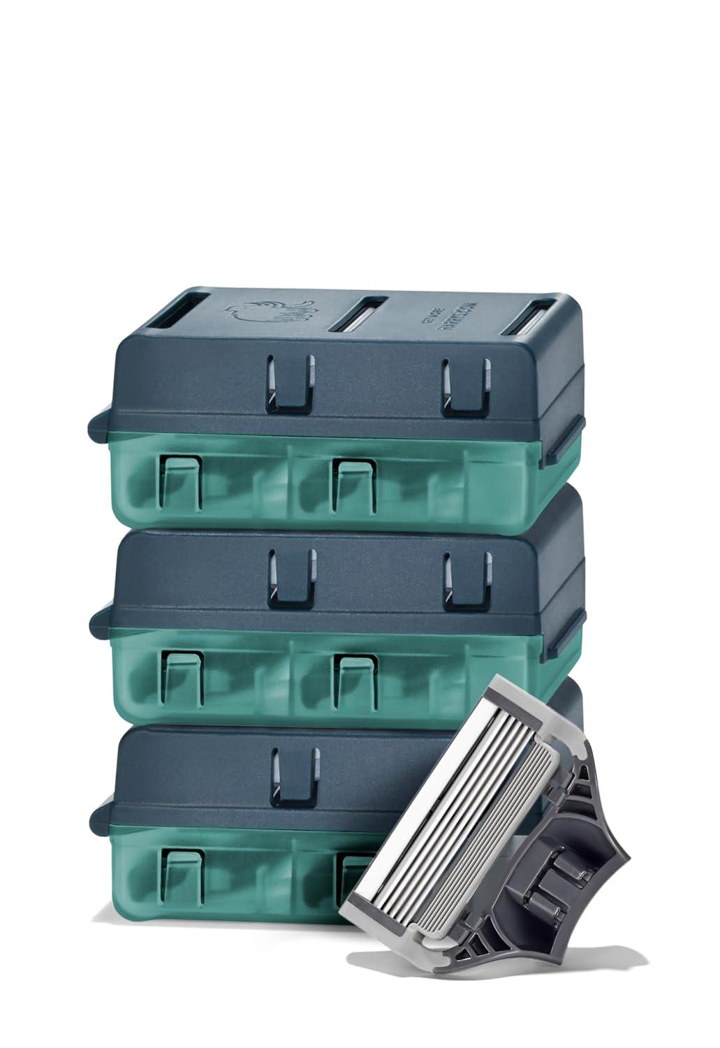 imageHarrys Original Razor Blades for Men 10 Count Premium Razor Blade Refill Cartridges German Engineered1 Count Pack of 6