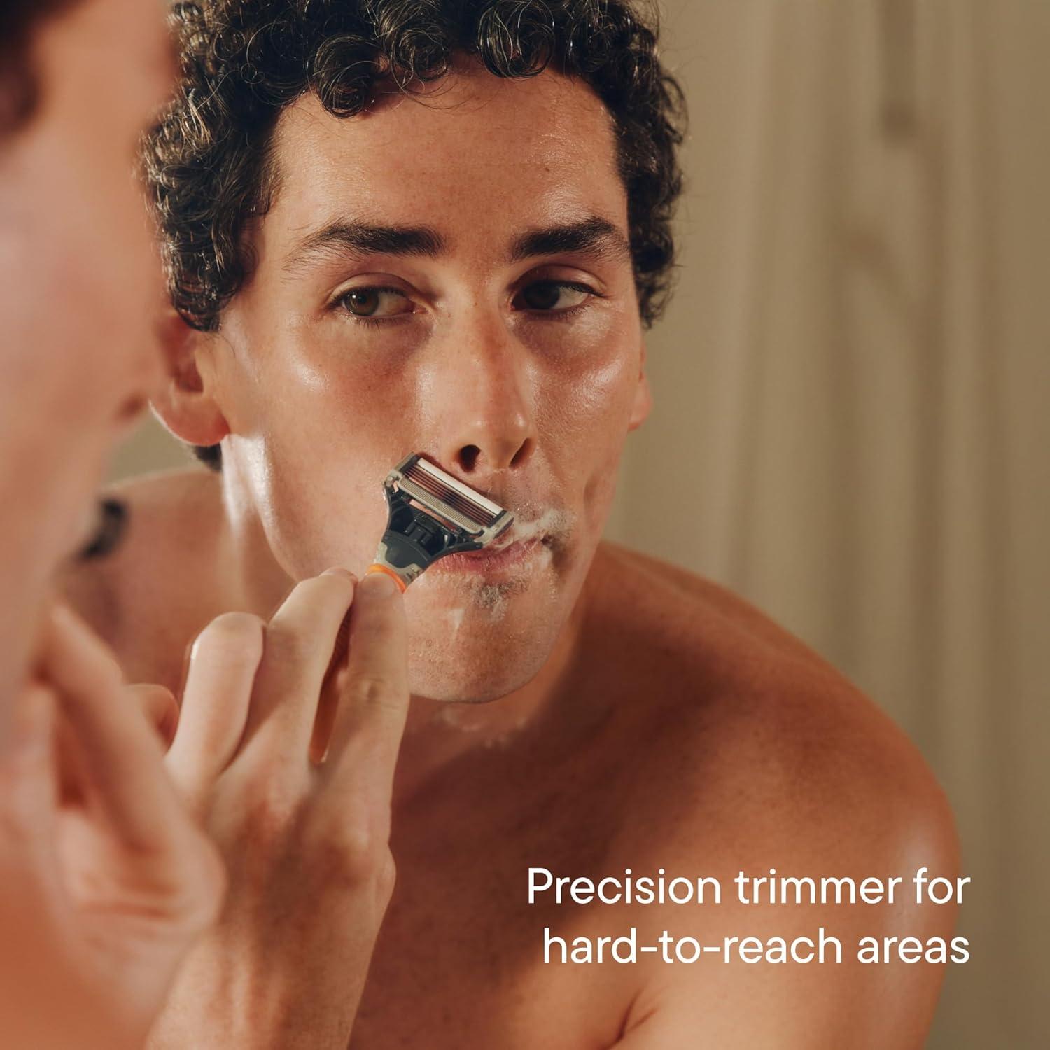 imageHarrys Original Razor Blades for Men 10 Count Premium Razor Blade Refill Cartridges German Engineered14 Count Pack of 1