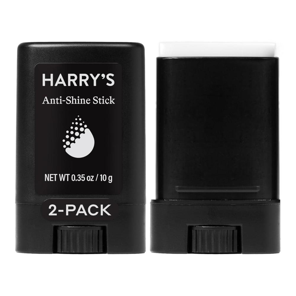 imageHarrys AntiShine Stick for Oily Skin  2 Pack 035 oz  Controls and Absorbs Oil for Matte Finish  Facial Skin Care for Men2 Pack