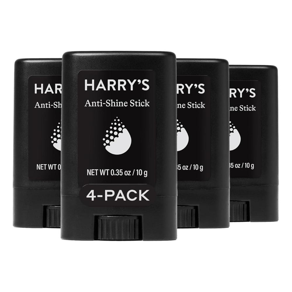 imageHarrys AntiShine Stick for Oily Skin  2 Pack 035 oz  Controls and Absorbs Oil for Matte Finish  Facial Skin Care for Men4 Pack
