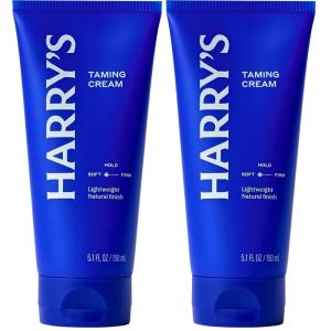 Harry’s Hair Taming Cream, Lightweight Hair Styling Cream with Natural Finish, 5.1 Fl Oz, 3 Pack(5.1 Fl Oz (Pack of 2))