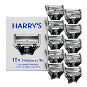 Harry’s Original Razor Blades for Men – 10 Count – Premium Razor Blade Refill Cartridges – German Engineered(10 Count (Pack of 1))