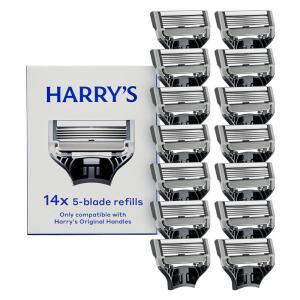 Harry’s Original Razor Blades for Men – 10 Count – Premium Razor Blade Refill Cartridges – German Engineered(14 Count (Pack of 1))
