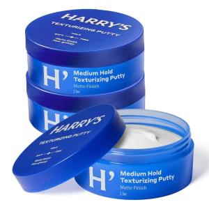Harry’s Texturizing Hair Putty, Mens Hair Styling Products, 2.5 Fl Oz, 3 Pack(2.5 Ounce (Pack of 3))