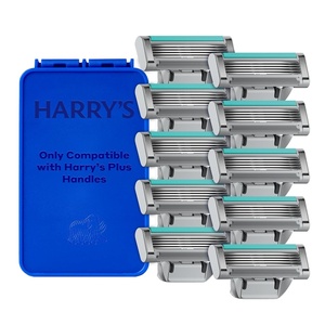 Harry’s Plus Razor Refills – 4 Cartridges with Travel Blade Cover – Compact Cartridge Design for Precise Control – Shaving Kit for Men – Only Compatible with Harry’s Plus Handles(1 Count (Pack of 10))